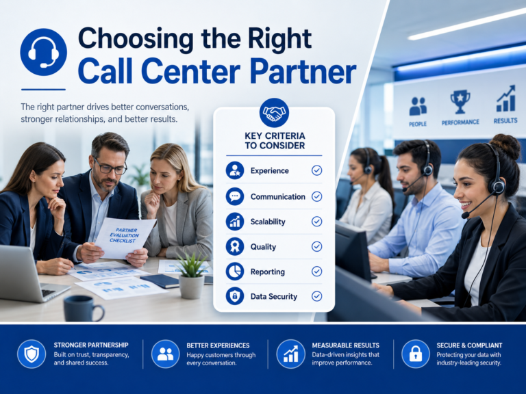 Call Center Partner selection guide